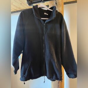 XL issued Navy fleece jacket - heavyweight